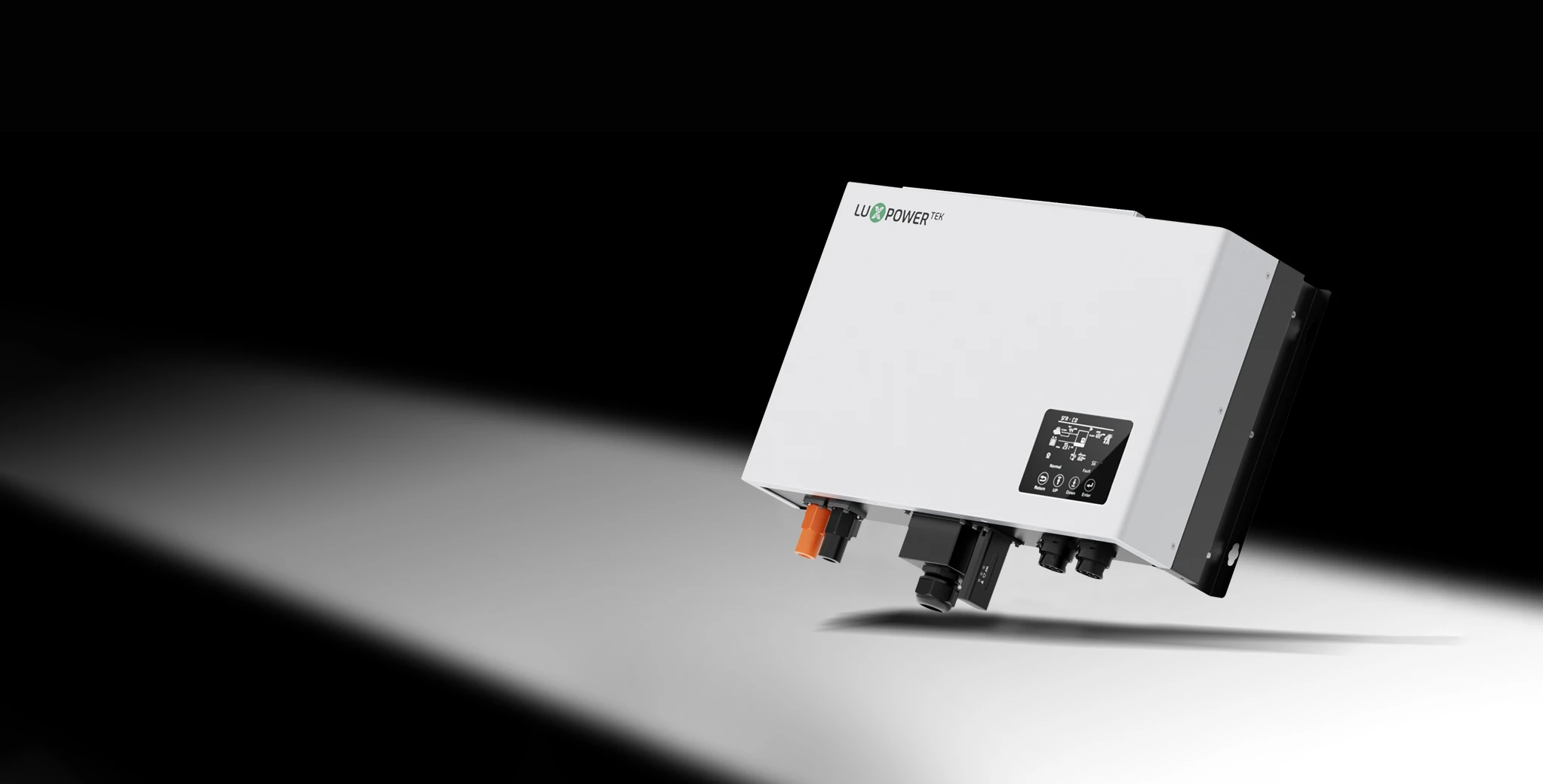 Onduleur hybride LuxpowerTek et système de stockage de batteries dans une maison solaire