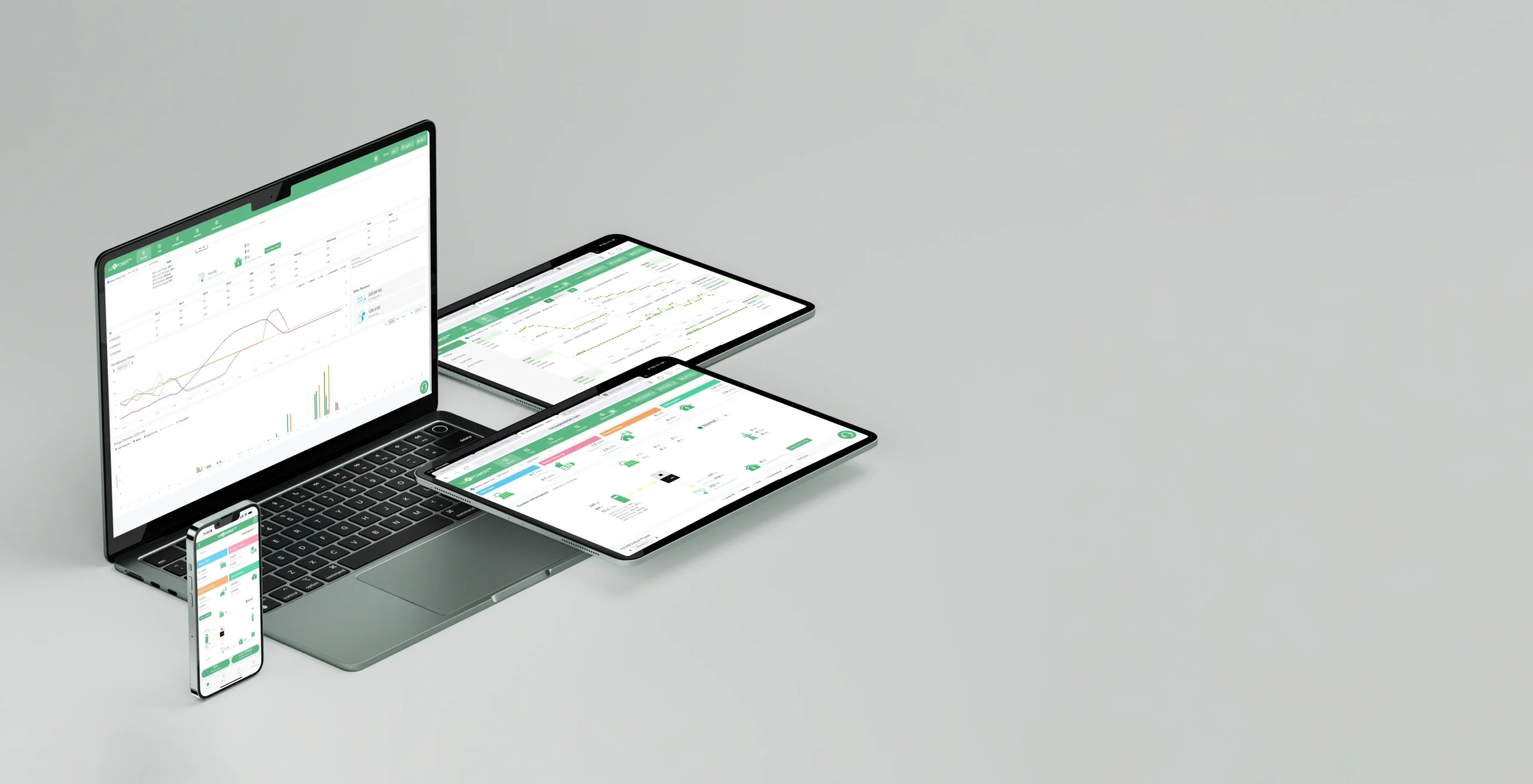 LuxpowerTek solar monitoring platform on desktop and mobile devices