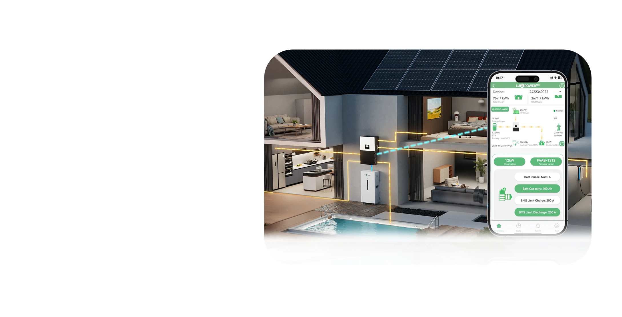 LuxpowerTek混合逆变器和电池储能产品系列