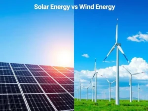 Energie solaire et énergie éolienne