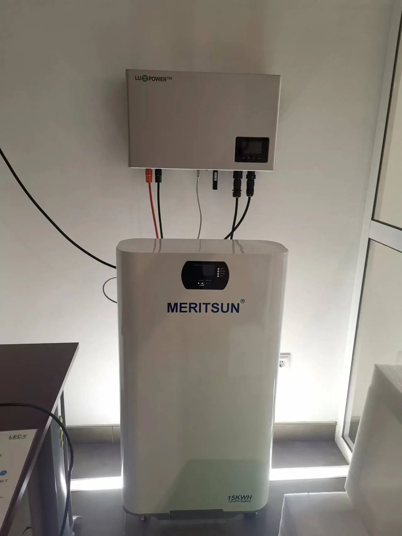 LuxpowerTek ACS 3600 installation 1 hybrid solar inverter