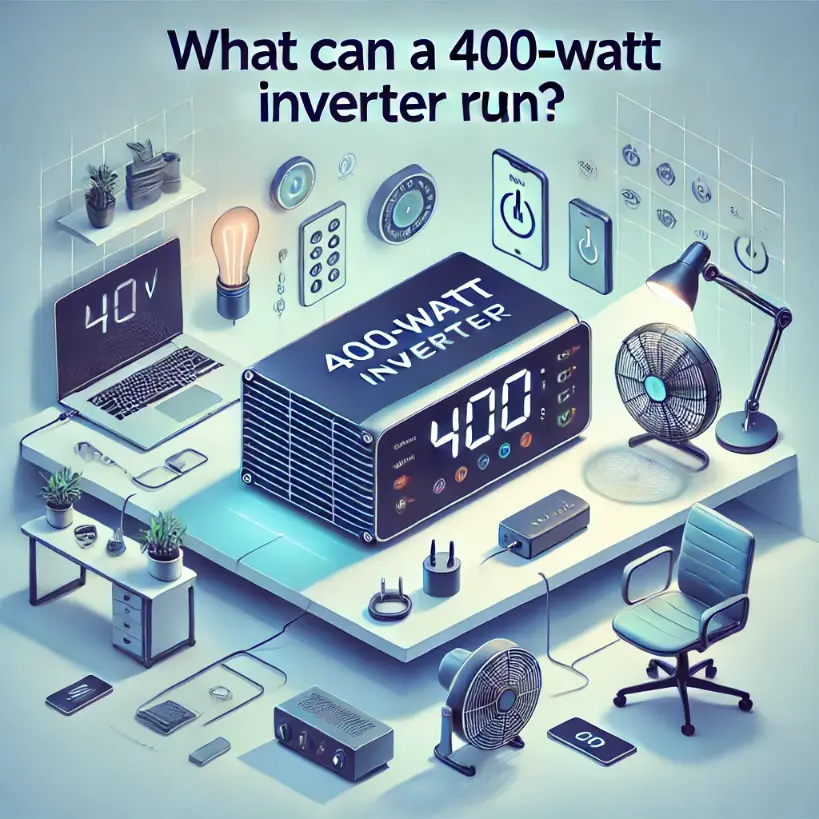 Funzionamento con inverter da 400 watt