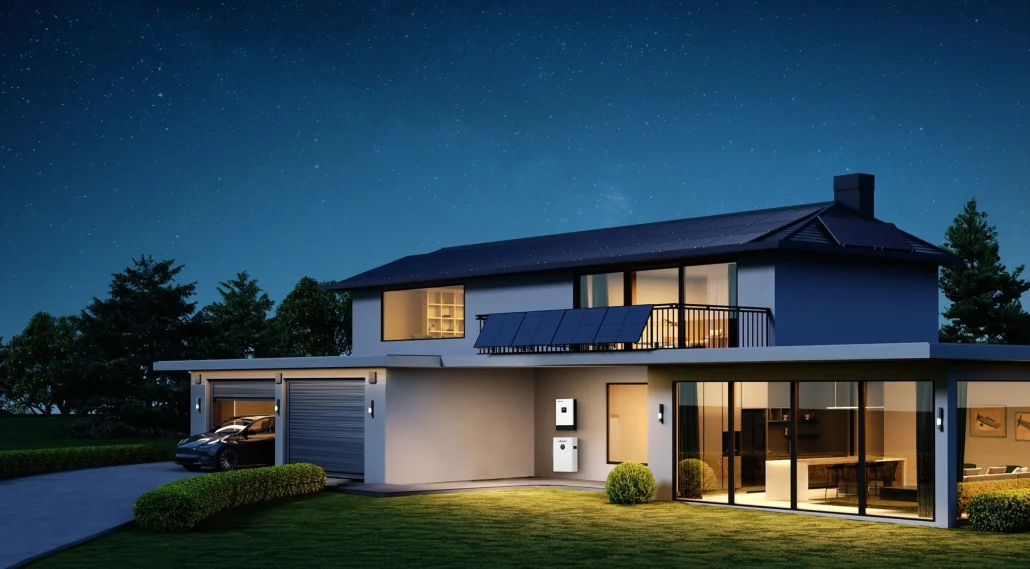 Sistema di accumulo energetico domestico LuxpowerTek con monitoraggio LuxCloud.