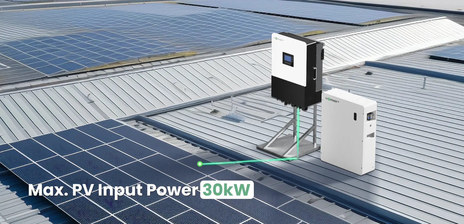 LuxpowerTek TRIP2 LB 3P 5 20K Dreiphasen-Hybrid-Solarwechselrichter für netzgekoppelte Systeme