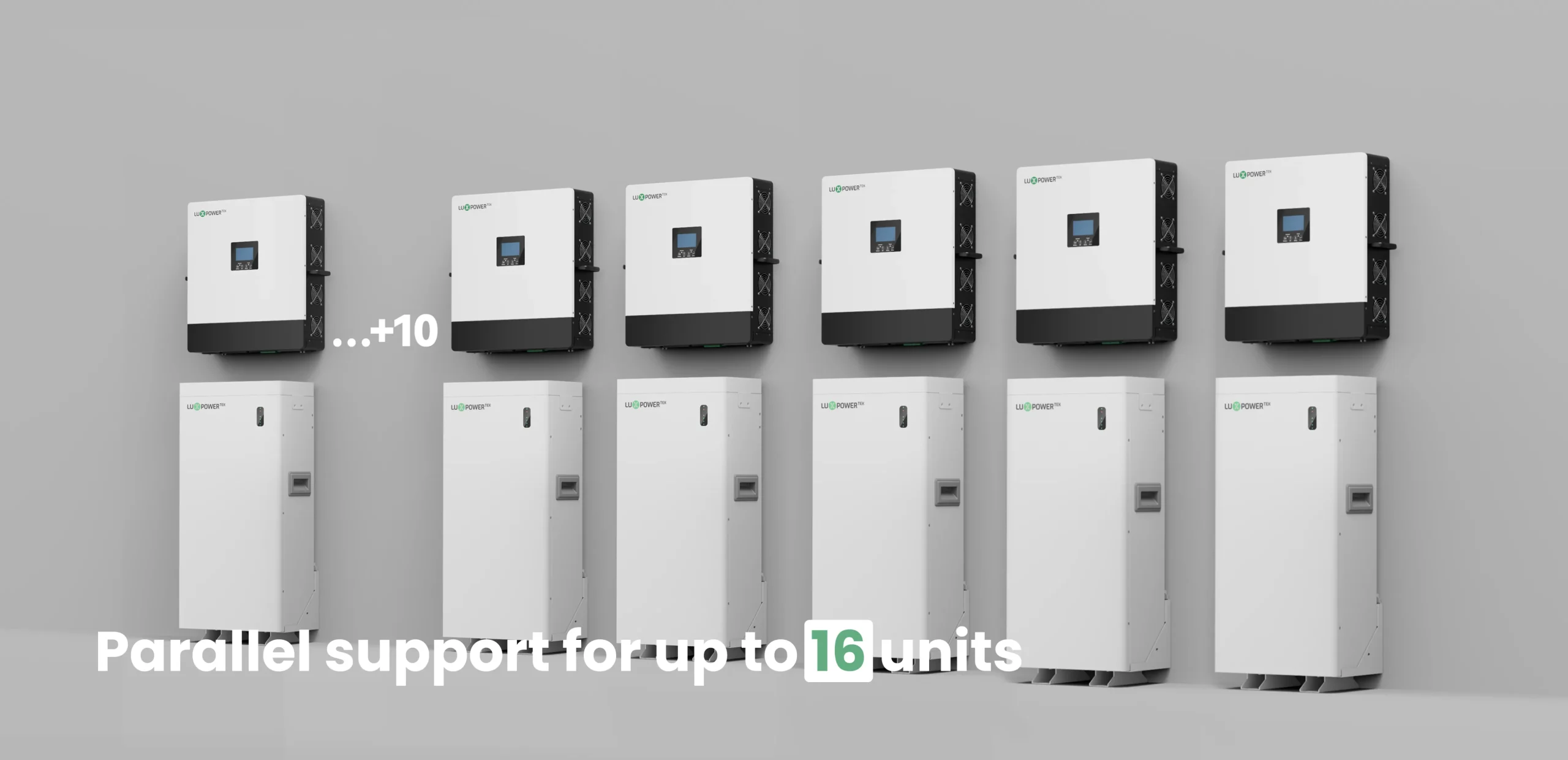 محولات الطاقة LuxpowerTek-SNA2-LT-EU بقدرة 10-14 كيلو أوم للاستخدام خارج الشبكة، مناسبة للمنازل أو الشركات الصغيرة.