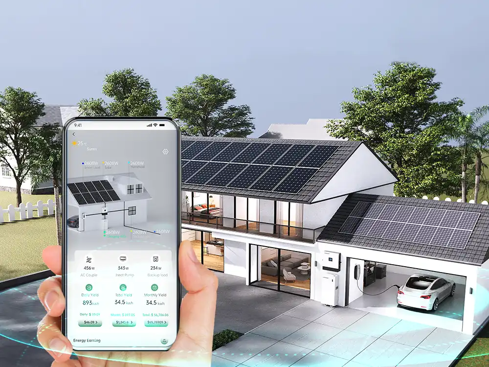 Onduleur solaire hors réseau LuxpowerTek - Résidentiel et petites entreprises - Surveillance - SNA2-LT-EU 10-14K