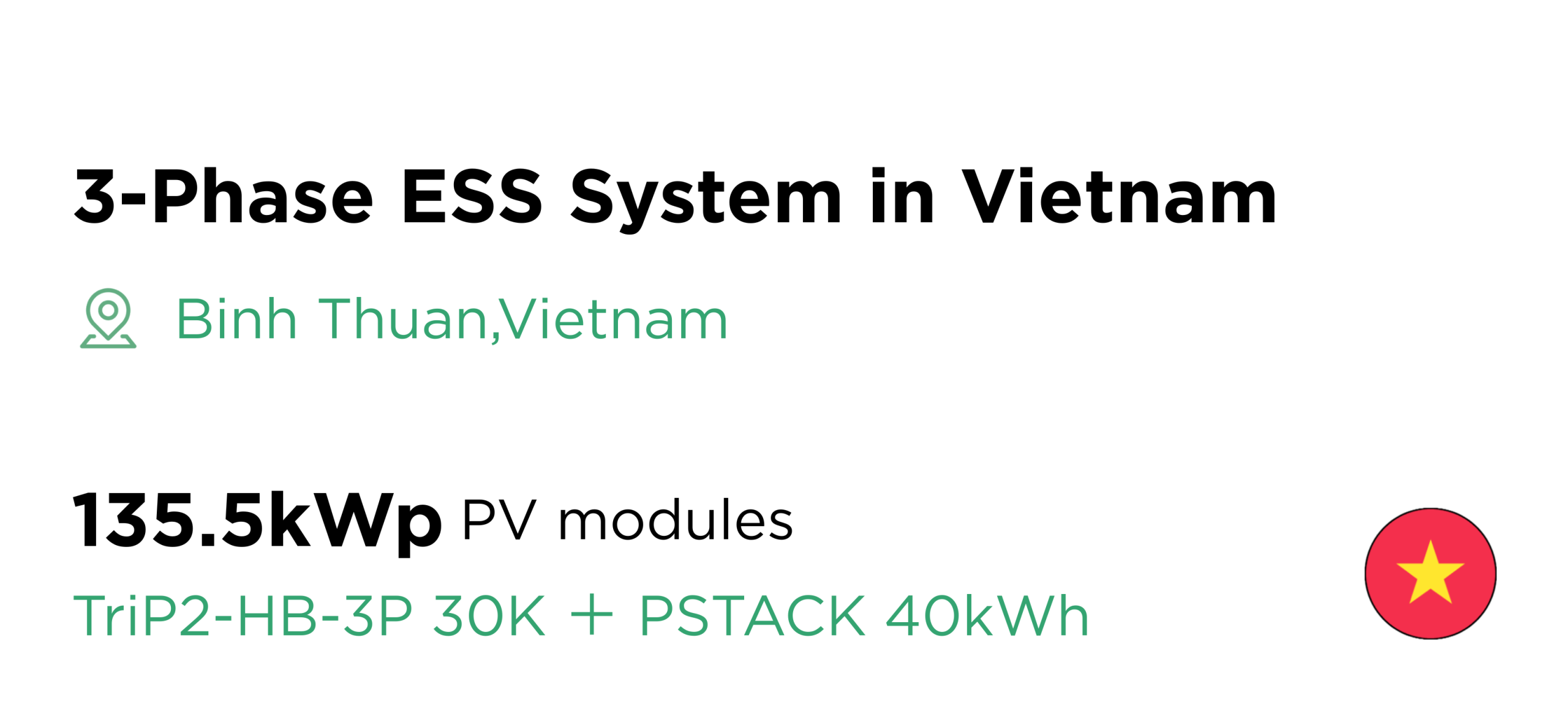 Descrizione di LuxpowerTek in Vietnam: caso di studio, caso di studio sull'accumulo di energia solare