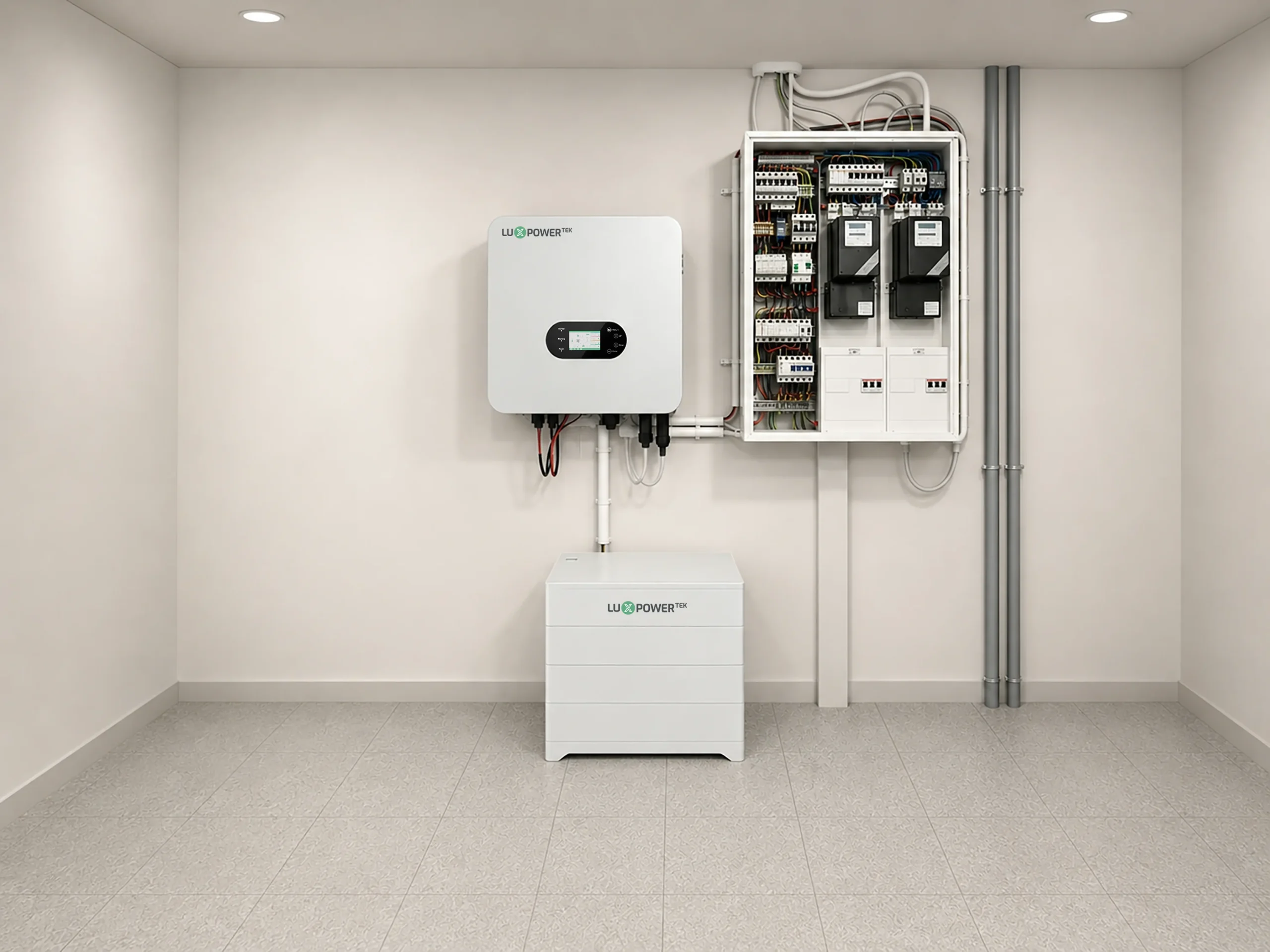 Caso di studio residenziale LuxpowerTek in Germania: studio di caso sull'accumulo di energia solare trifase