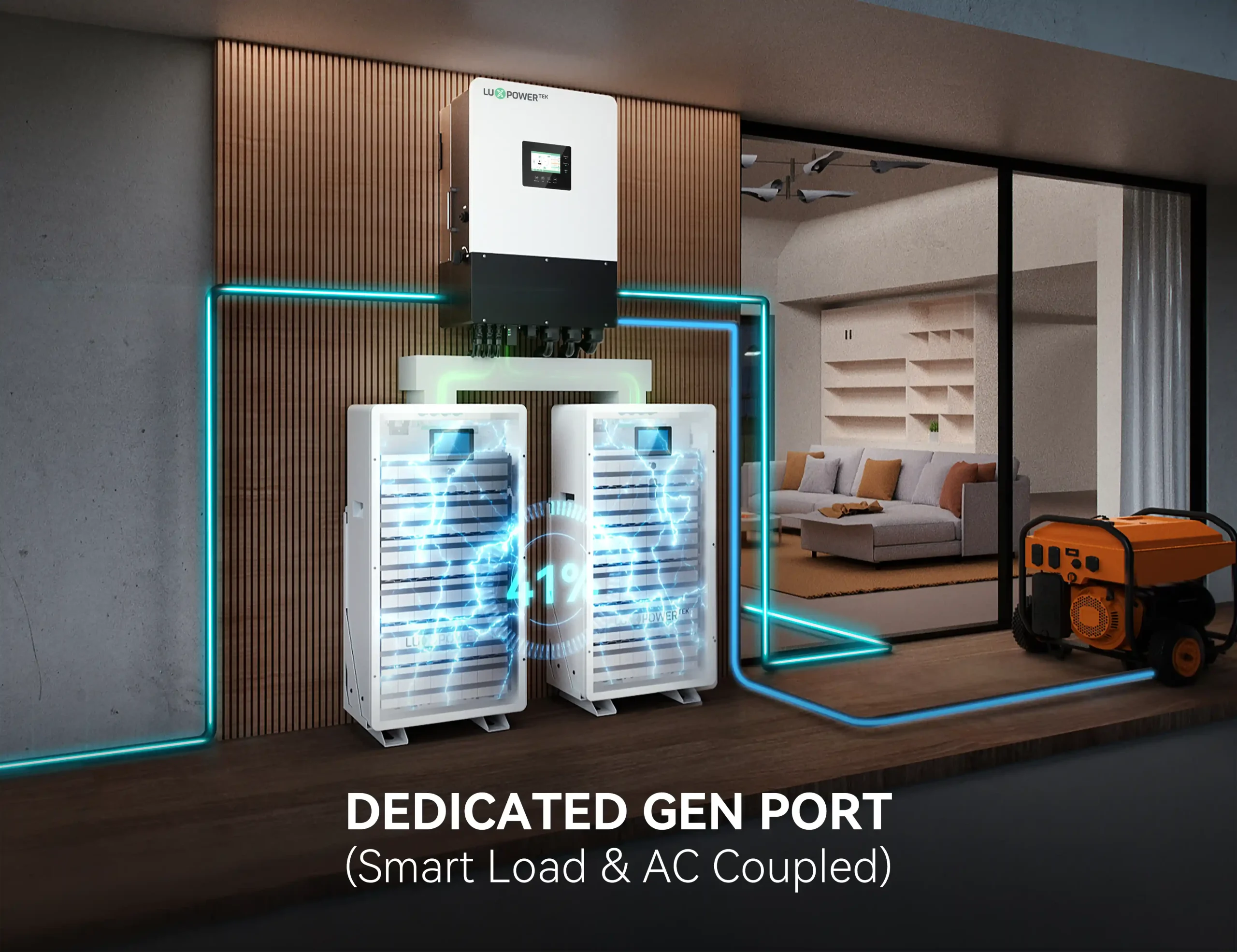 luxpower TRIP2-LB-US 6-12K hybrid three-phase inverter Dedicated GEN Port(Smart Load & AC Coupled)
