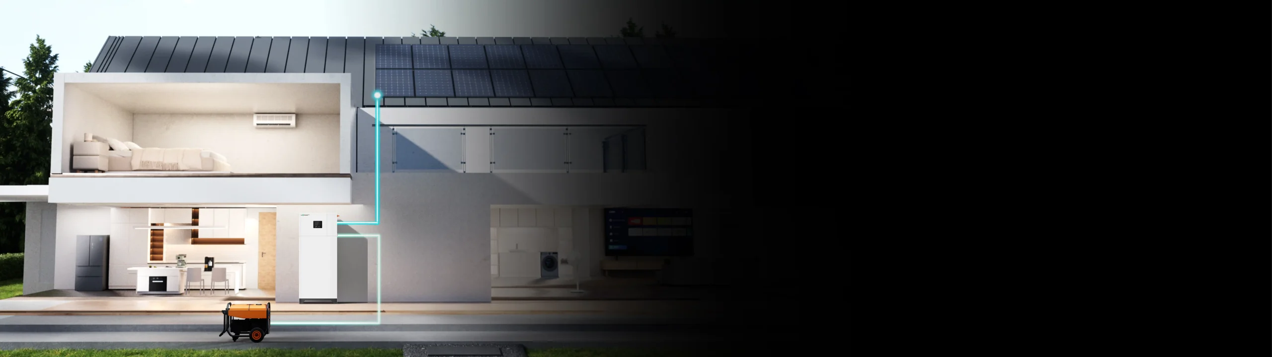 Sistema de almacenamiento de energía todo en uno LuxpowerTek Sistema de almacenamiento de energía Lux Soluciones de ahorro de energía Eco Beast Pro