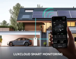 LuxpowerTek All-in-One-System Eco Beast Pro LuxCloud Monitoring Solarüberwachungs-App-Bildschirm
